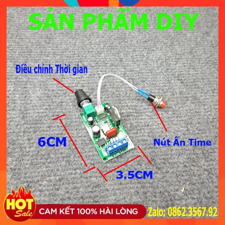 Mạch timer hàn cell pin dùng BTA41 chế cho máy hàn cell pin