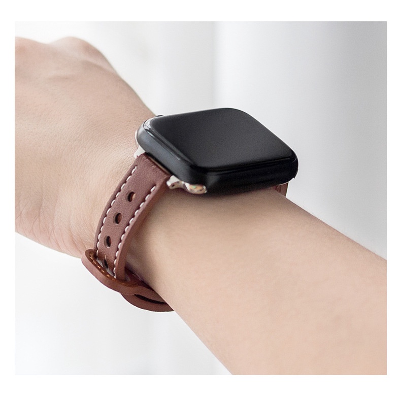 Dây Đeo Tay Bằng Sợi Vải Nhỏ Cho Đồng Hồ Thông Minh Apple Watch 7 6 se 5 4 3 2 1 38mm 40mm 41mm 42mm 44mm 45mm