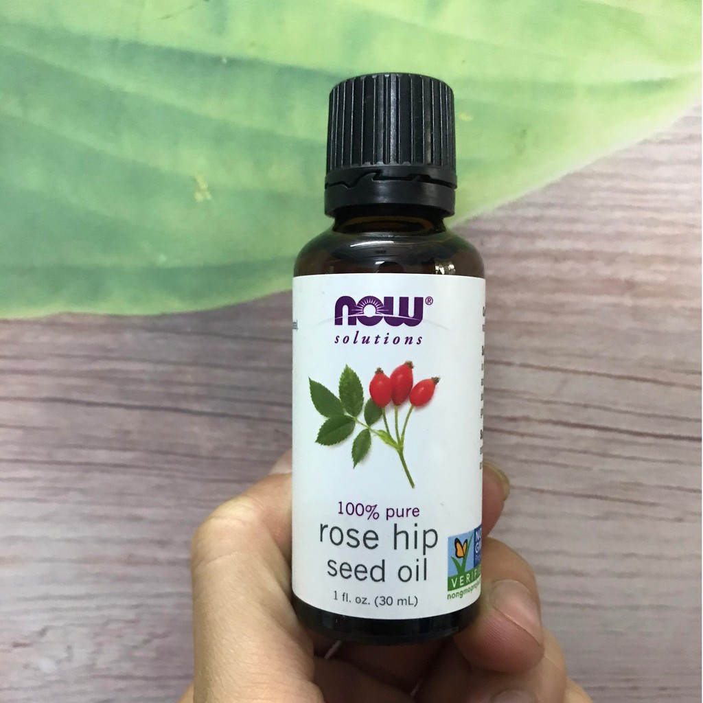 DATE 2022 - Dầu Nụ Tầm Xuân Now Food Solutions Rosehip Seed Oil 100% Pure