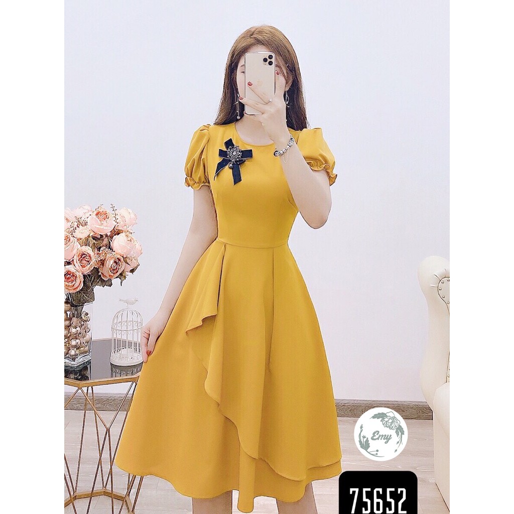 Đầm dự tiệc cao cấp tôn dáng chất đẹp đủ size 30 đến 72kg - 75652 | BigBuy360 - bigbuy360.vn