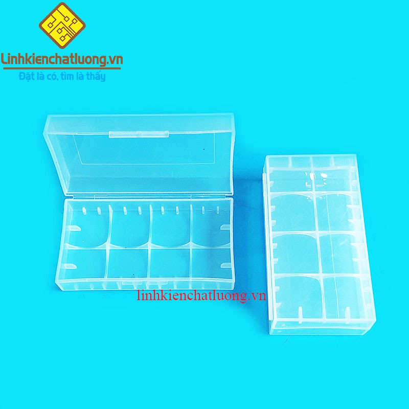 Combo 5 hộp nhựa đựng pin (18650, 16340, CR123A)