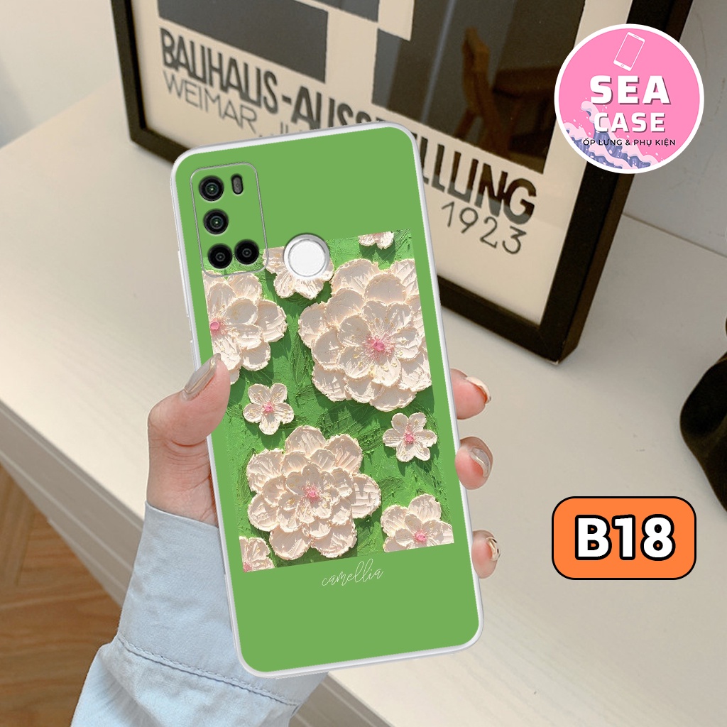 Ốp lưng VSMART JOY 4 hình hoa vintage,basic,nhẹ nhàng – ốp dẻo chống trầy,chống va đập