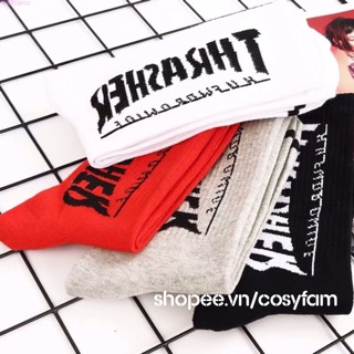 VỚ (TẤT) CỔ CAO THRASHER SOCKS - UNISEX 🎖