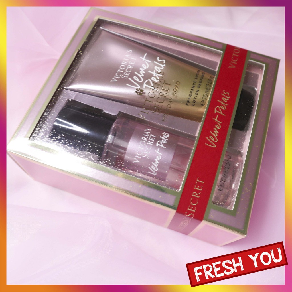 Velvet Petals - Full Size Xịt Thơm Toàn Thân Victoria's Secret (Body Mist, Lotion, Sữa tắm) - Ngọt | BigBuy360 - bigbuy360.vn