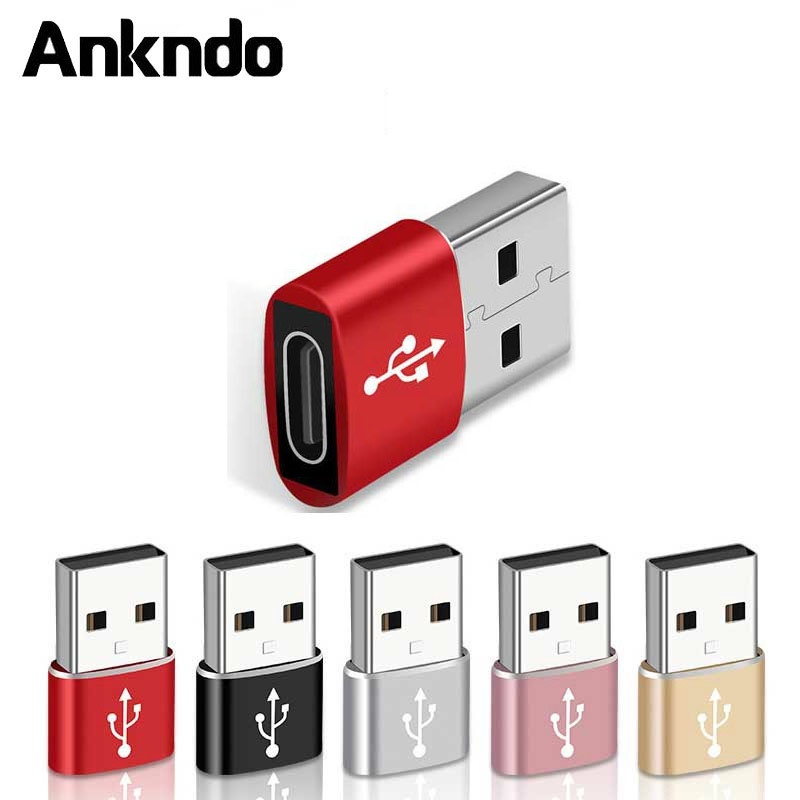 Đầu Tiếp Hợp Ankndo Chuyển Đổi Đầu USB Sang Cổng USB Type C 3.0 OTG Cho Laptop Samsun