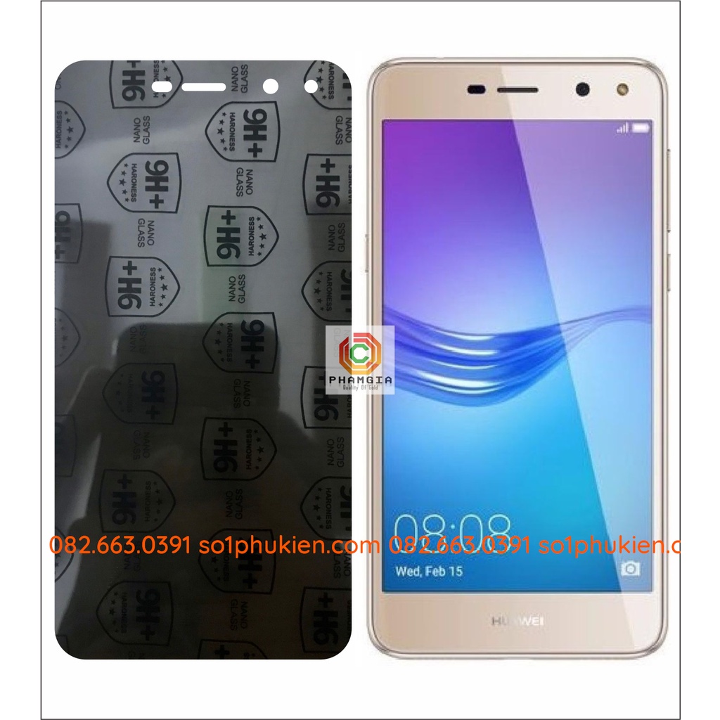 Dán cường lực chống nhìn trộm Huawei Y5 2017 / Y5 prime 2018 / Y3 2017, 2018 / Y6 dẻo nano