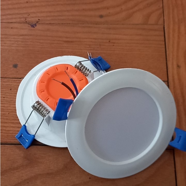 A01 Đèn Led Âm Trần 3W Liền Thể, Đèn Downlight Phi 65mm ánh sáng 1 màu