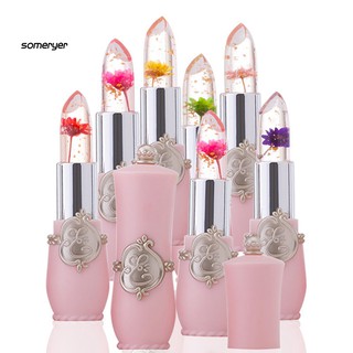 [Hàng mới về] Thỏi son dưỡng môi đổi màu theo nhiệt độ có hoa khô bên trong