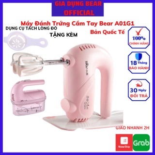 Máy Đánh Trứng Càm Tay Mini Bear , Máy Đánh Kem Trộn Bột Đa Năng CAO CẤP, hàng chính hãng Bear, Bảo hành 18 tháng