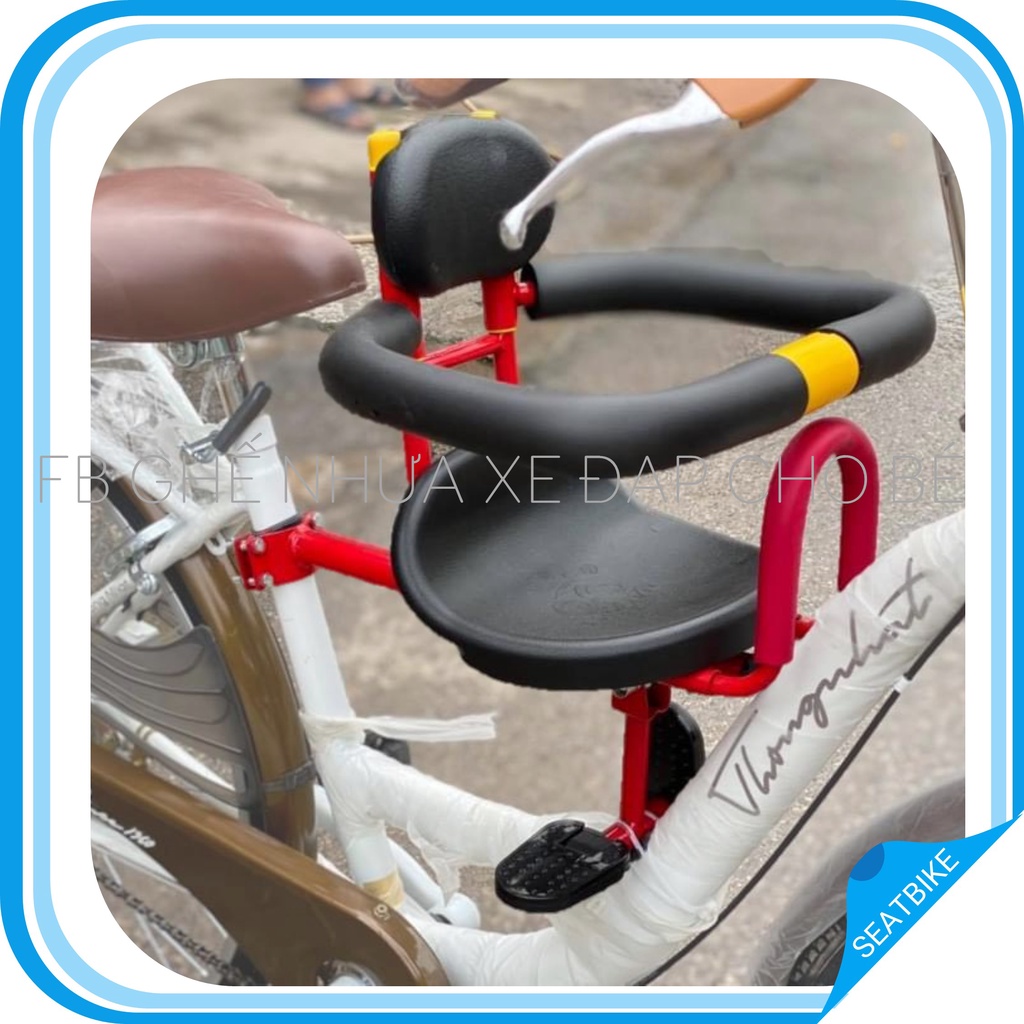 Ghế ngồi xe đạp lắp trước cho các loại xe đạp thường, điện, ghế xe đạp cho bé từ 10kg đến 18kg