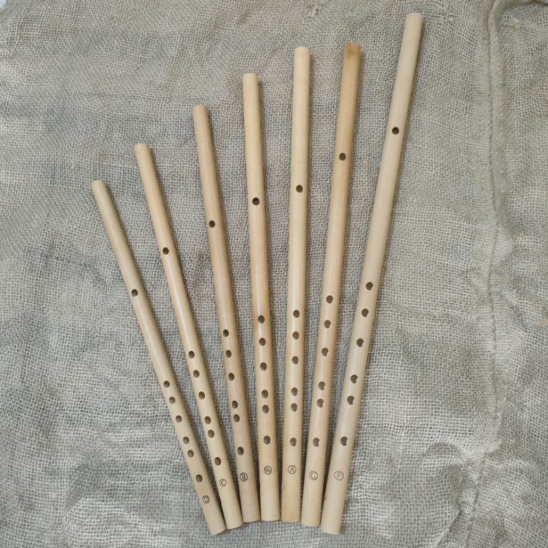 Bộ Sáo Trúc 7 Cây Cơ Bản - Khắc Tone Lên Sáo - Sáo Trúc Việt Nam