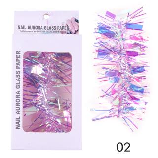 Miếng dán trang trí móng họa tiết màu sắc 3D Gradient độc đáo