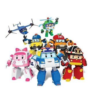 Set 6 Đồ Chơi Robot Biến Hình Cho Bé Trai