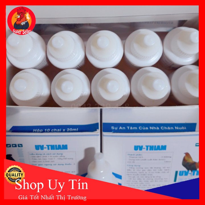 UV Thiam Tăng Lực-Tăng Bo Cho Gà Đá Hộp 1 Chai
