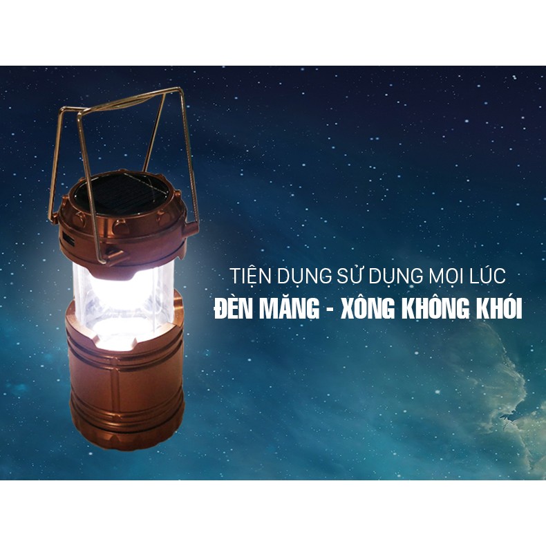 ĐÈN MĂNG-XÔNG KHÔNG KHÓI PIN SẠC JH-85