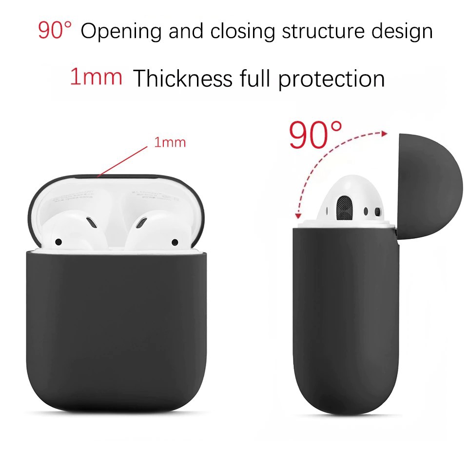 [AirPods 1/2] Bao Case Silicon Siêu Mỏng Chống Bẩn