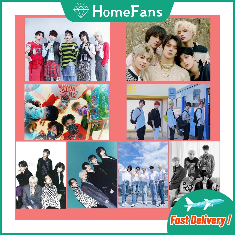 Bộ Tranh Đính Đá 5D Tự Làm Hình Thần Tượng TXT 30x40cm/40x50cm Trang Trí Nhà Cửa