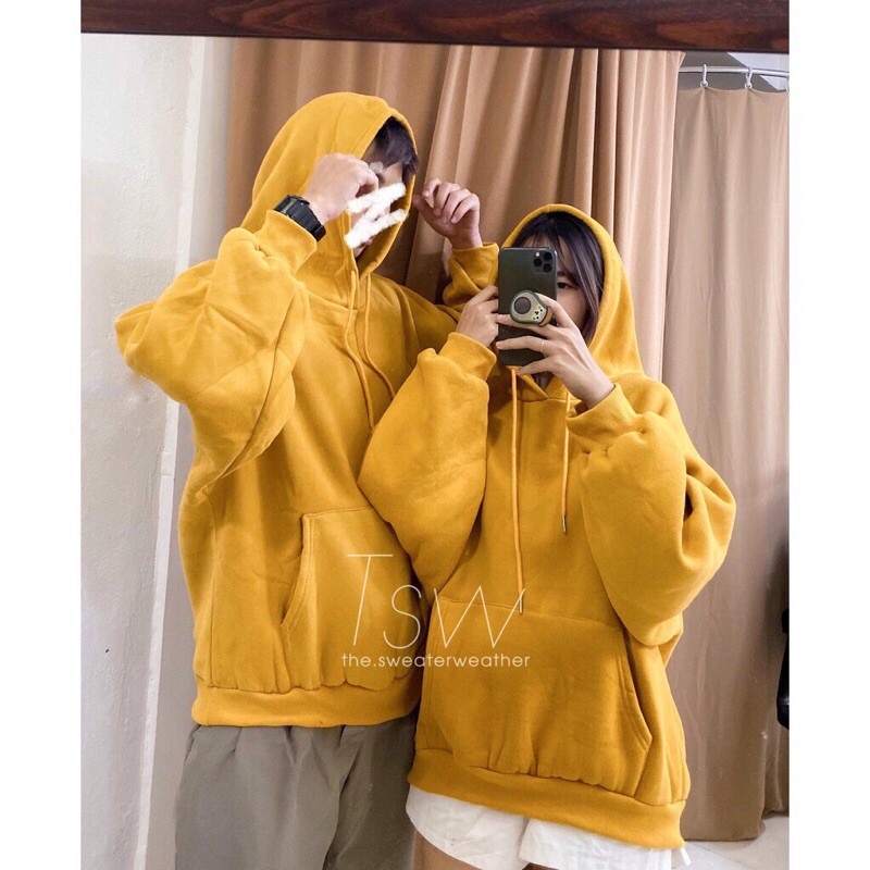 [Rẻ Vô Địch]Áo Hoodie Nỉ Bông Trơn(Có Sẵn Ảnh Thật)