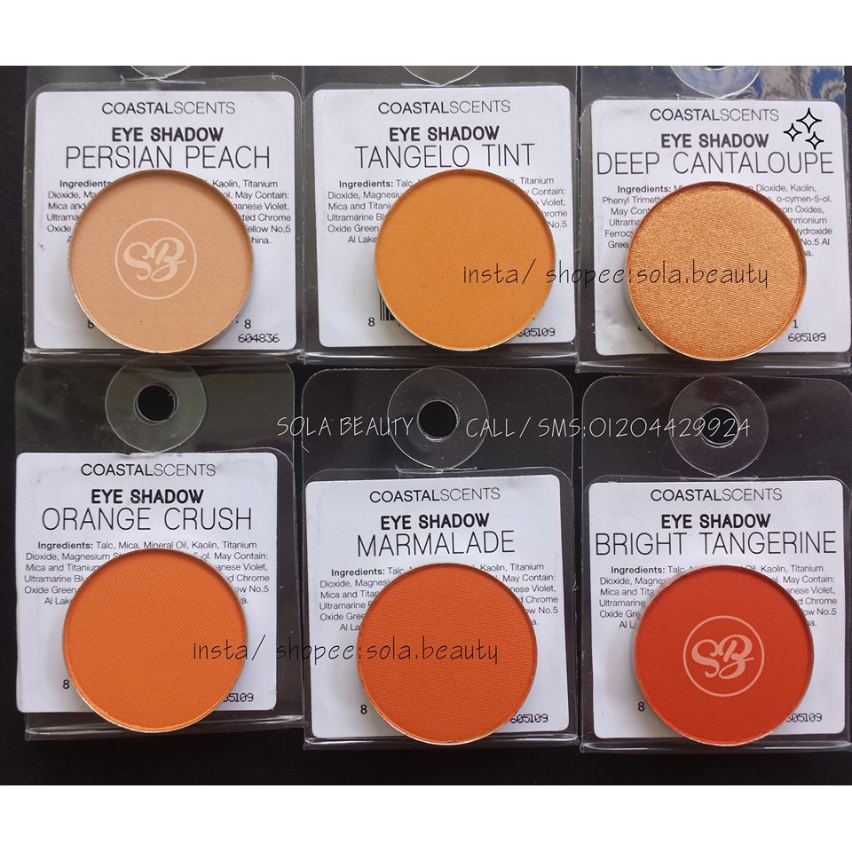 Các màu mắt lẻ (P.3) - Coastal Scents