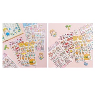 Sticker trang trí bàn học, sổ nhật kí ( Set 4 tấm