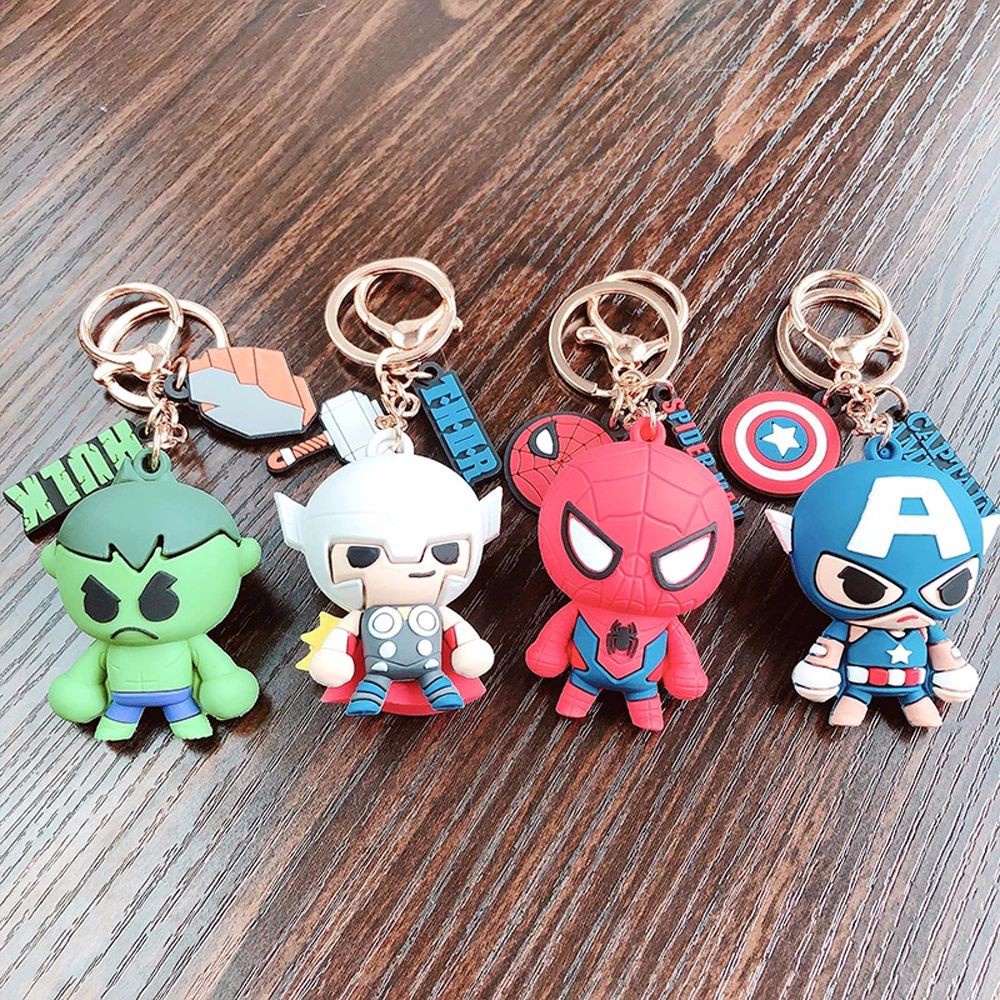 Móc Khóa Silicon Hình Siêu Anh Hùng Marvel Avengers