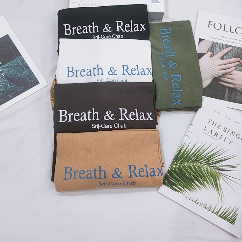 Áo phông nam,nữ unisex in hình RELAX mã 3158