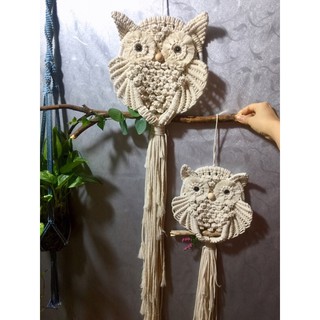 Cú macrame size to 25