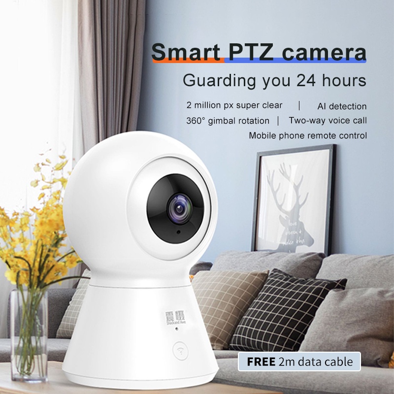 K2 FHD WiFi CCTV IP Camera Security Home Network Video Surveillance Night Smart Indoor Baby Monitor  Wireless Home Ind