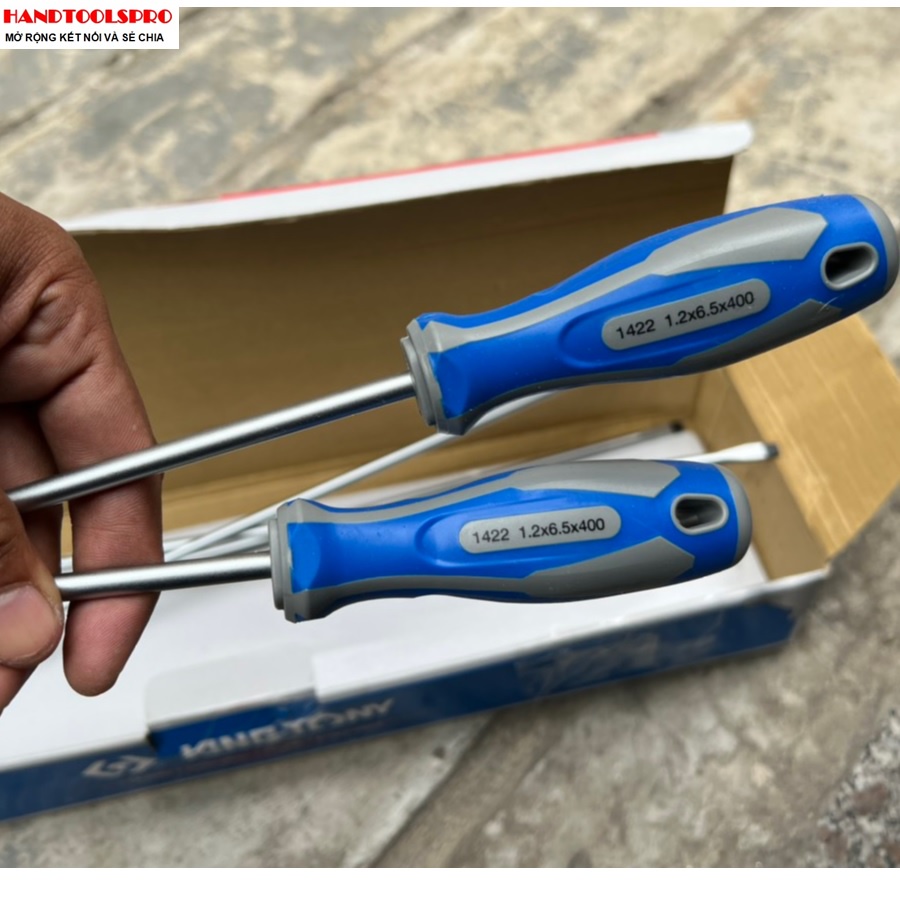 Tua vít đầu dẹp 6.5X400mm Kingtony 14226516