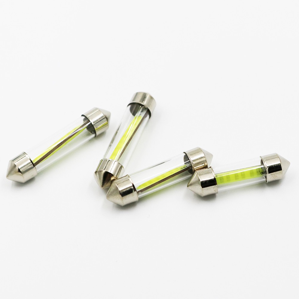1 Chip Đèn Led COB Chip C5W 31mm 36mm 39mm 41mm Cho Ô Tô