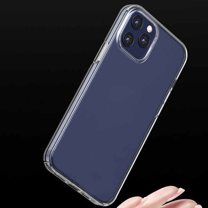 Ốp lưng cứng viền dẻo trong suốt iP 6plus/.../12promax - MINH AN SAIGON