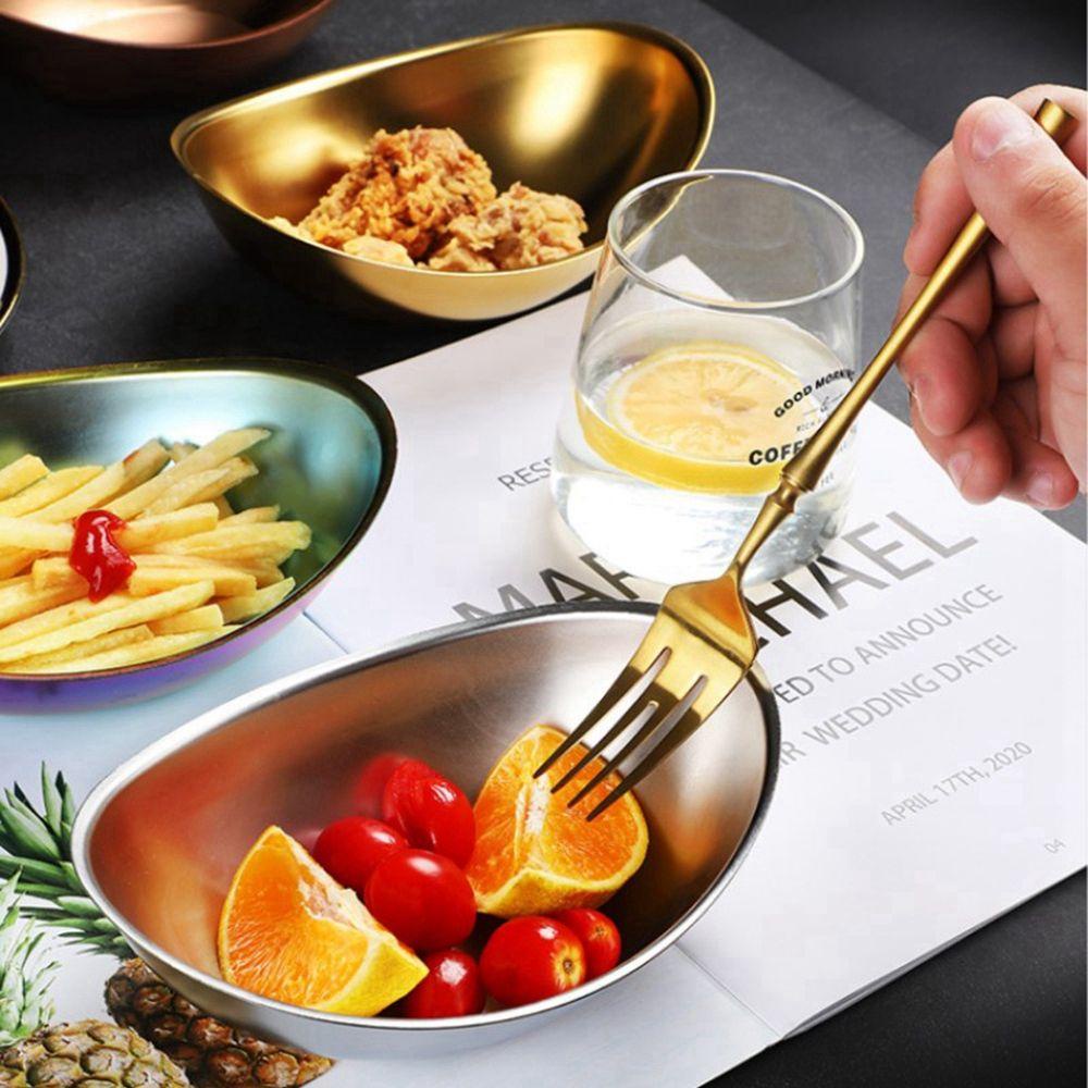 Đĩa Đựng Salad / Snack Hình Ngôi Sao Rotisserie Ingot Dày Dặn Phong Cách Hàn Quốc