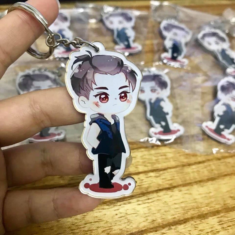 MÓC KHOÁ CHIBI CẮT THEO DÁNG ẢNH THEO YÊU CẦU