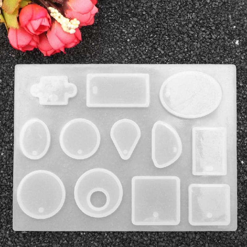 Khuôn chất liệu bằng silicon gồm 12 ô độc đáo để làm bánh hoặc trang sức