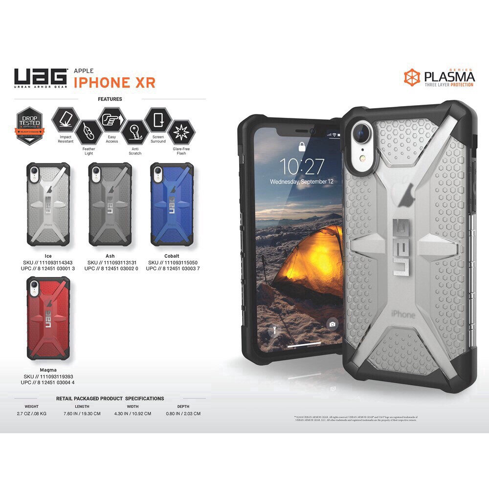 Ốp iphone UAG case iPhone 11 Pro MAX Case iphone 6 6s 7 8 PLUS X XR XS MAX iphone case