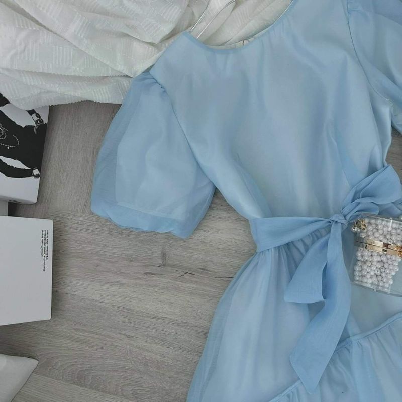 ĐẦM BABYDOLL TAY PHỒNG MÃ 10-07