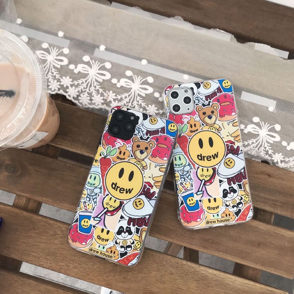 Ốp điện thoại trong trang trí họa tiết mặt cười đẹp mắt cho Apple iPhone11 Pro 6/6s 7/8plus X/XS XR XSMAX | BigBuy360 - bigbuy360.vn