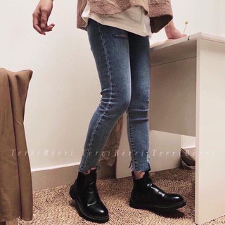 Quần Jeans Ôm Rách Kiểu