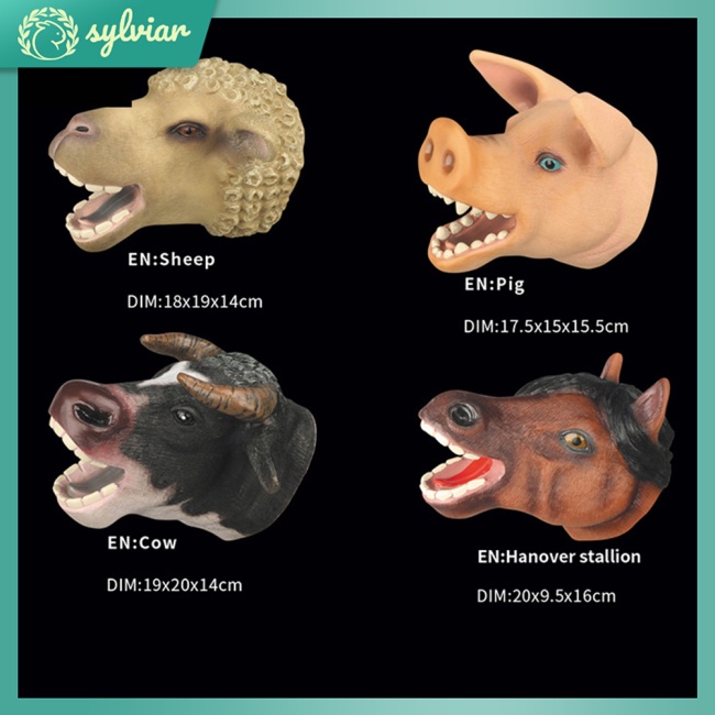 Găng Tay Con Rối Hình Động Vật Bằng Lông Nhung Dành Cho Trẻ Em