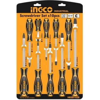 Bộ 10 tô vít ingco hksd1028