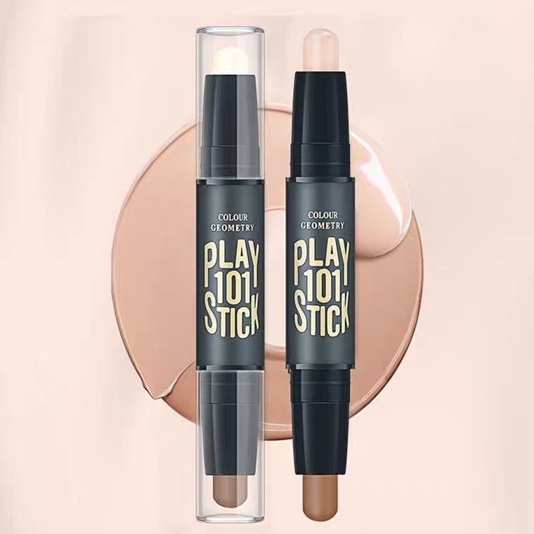 Bút Tạo Khối, Che Khuyết Điểm 2 Đầu Tiện Lợi Face 109 Stick Lameila -