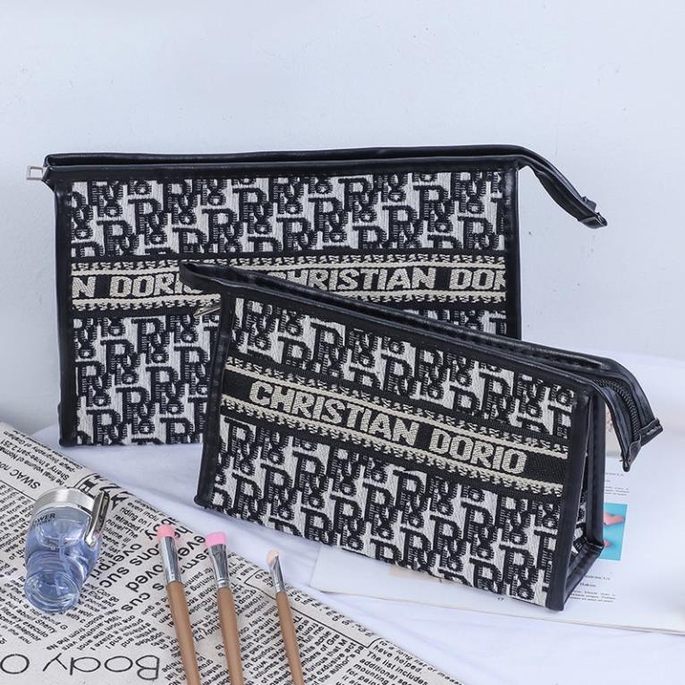 Túi Đựng Cọ Trang Điểm Sức Chứa Lớn Thiết Kế Đơn Giản Thời Trang Theo Phong Cách Hàn Quốc Cho Nữ