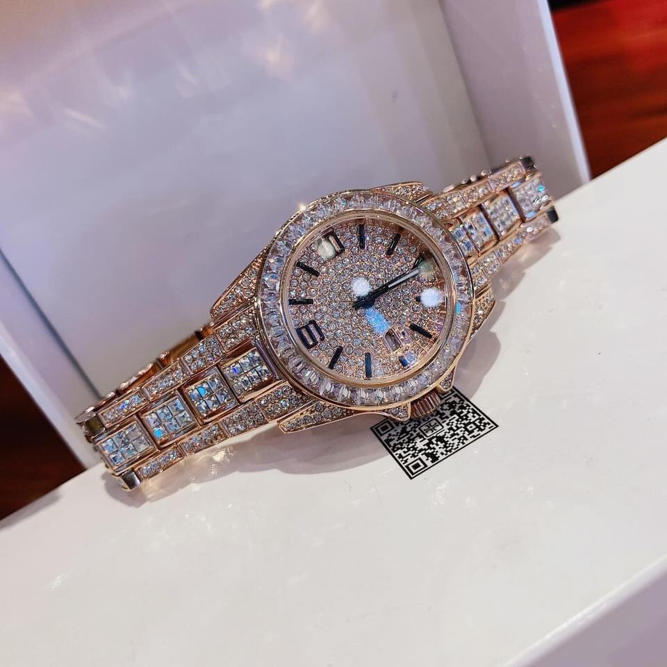 Đồng Hồ Davena Nữ D60313 33mm Rose Gold Authentic