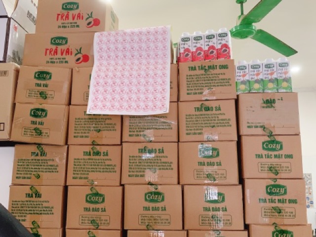 1 thùng (6 lốc) trà cozy vị vải/đào/tắc - Như Lưu | BigBuy360 - bigbuy360.vn