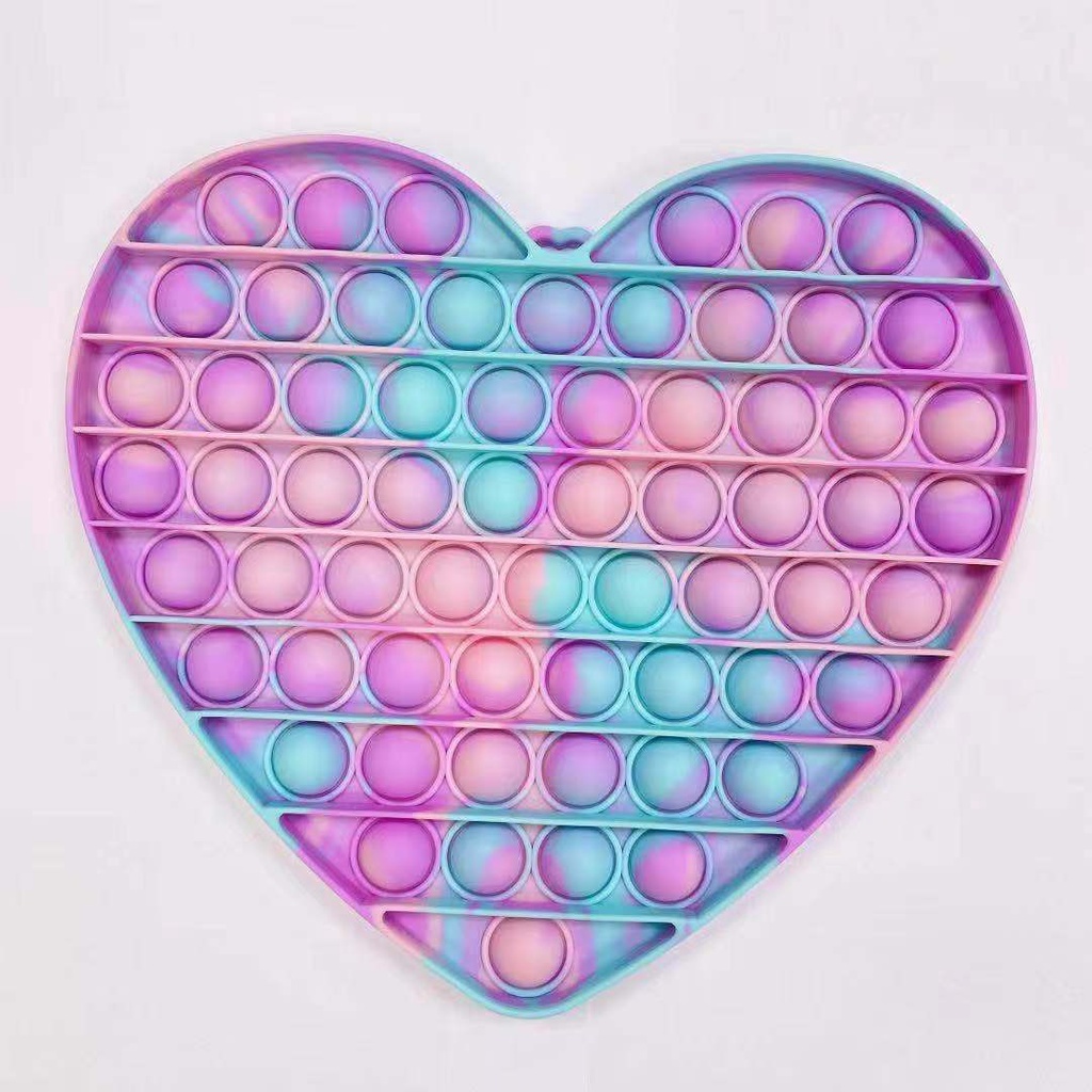 Big Size 20CM Rainbow Pop It Fidget Toy Push Simple Dimple Toy Sensory Bubble Fidget Toys Stress Relief Toy