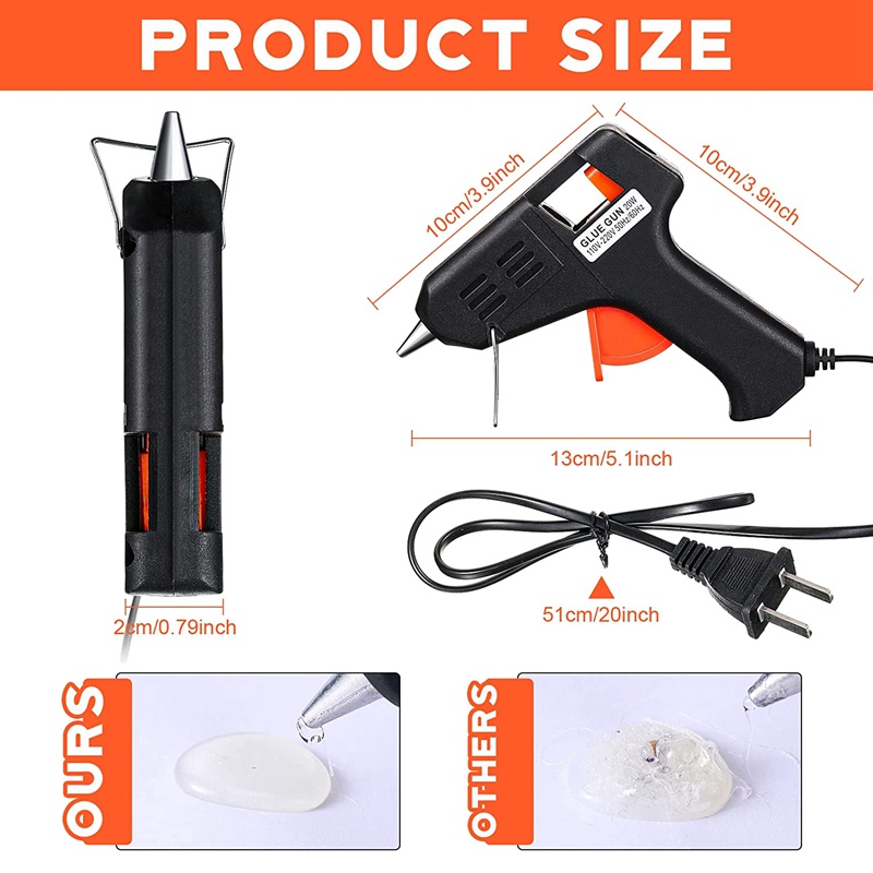 Set 6 Keo Nóng Mini 20W Phích Cắm US Chuyên Dụng Cho Làm Đồ Thủ Công