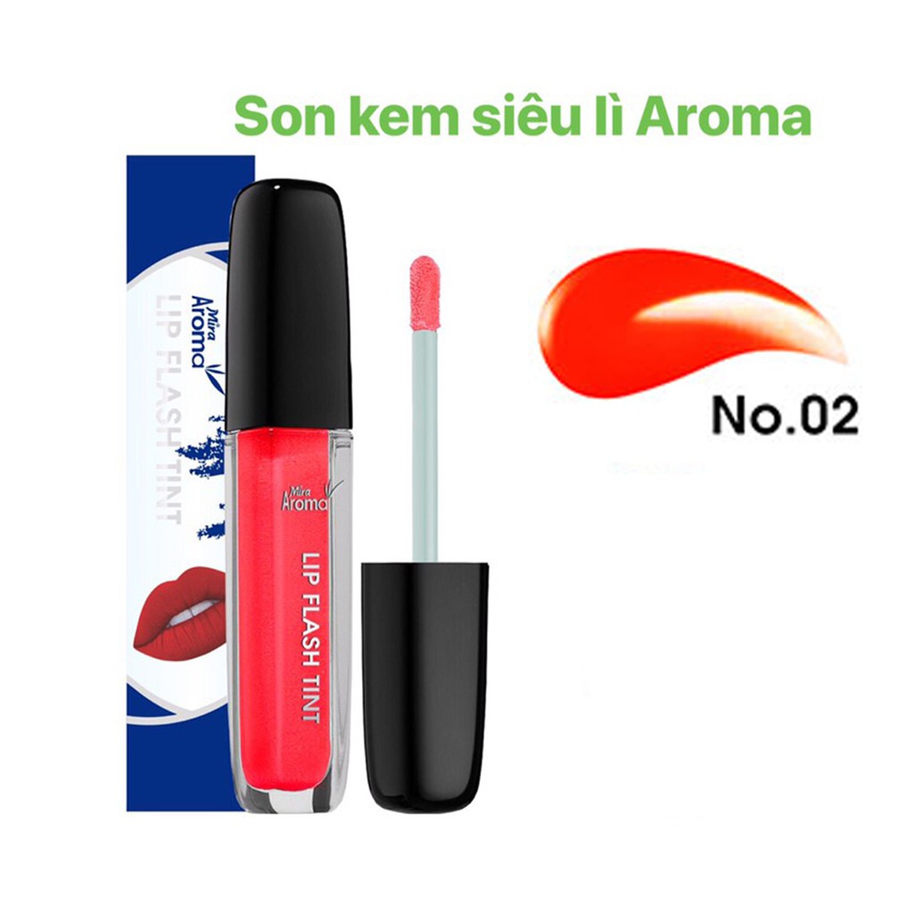 Son kem siêu lì Aroma Lip Flash Tint Hàn Quốc - Phân loại màu