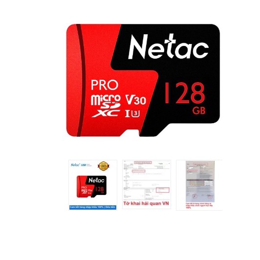 Thẻ nhớ micro sd Netac 128GB U3 Pro HÀNG CHÍNH HÃNG