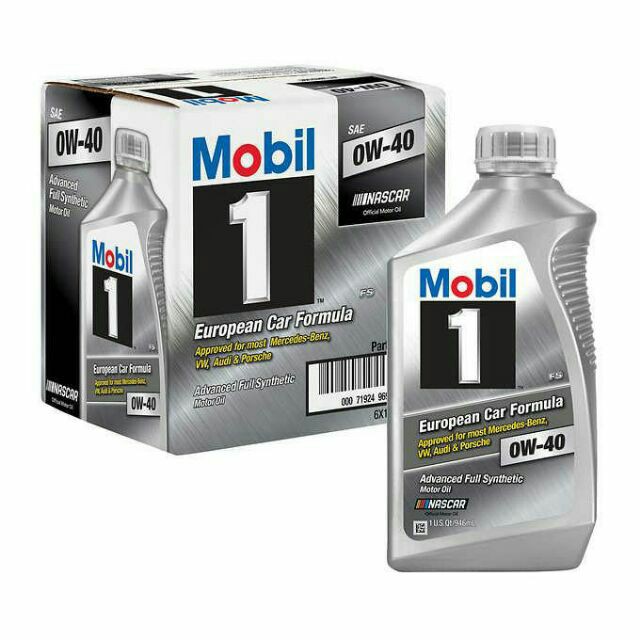 NHỚT ĐỘNG CƠ MOBIL 1 0W40 946ml