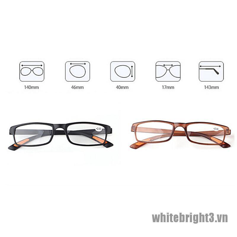 Kính Đọc Sách Gọng Vuông Màu Trắng Cho Nam Và Nữ | BigBuy360 - bigbuy360.vn